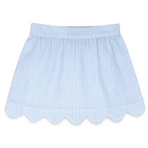 NEW LULLABY SET girls susie skirt in blue summer seersucker